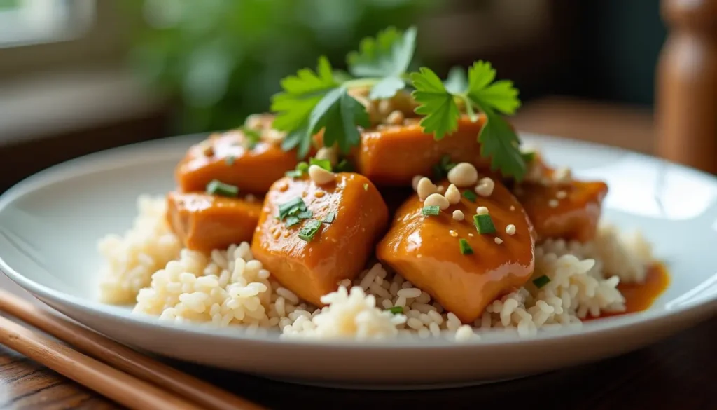 chicken with peanut butter recipe