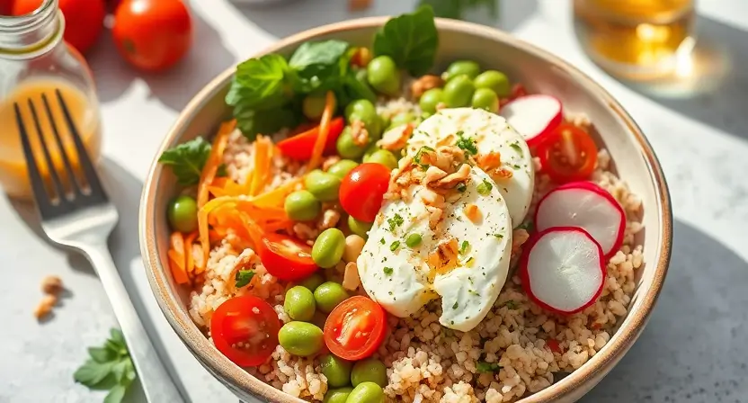 edamame egg recipes salad