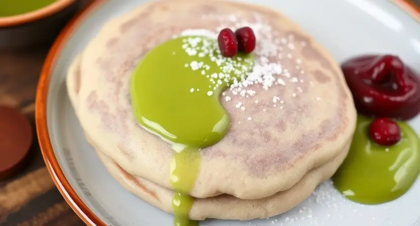 taro flavored pancake recipe