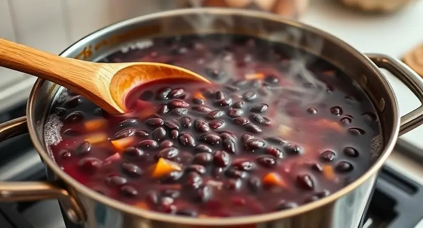 Purple Black Bean Soup Recipe