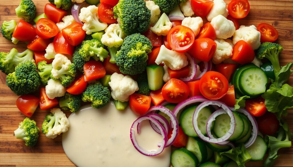 Broccoli Cauliflower Salad Recipe