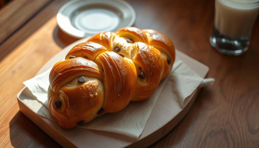 braided chocolate chip brioche recipe