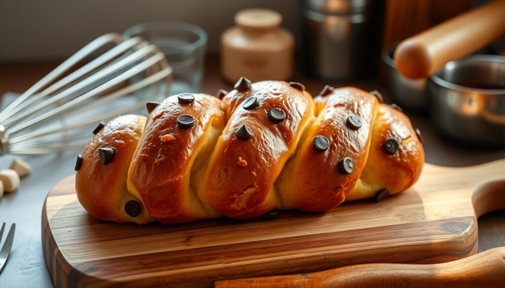 braided chocolate chip brioche recipe