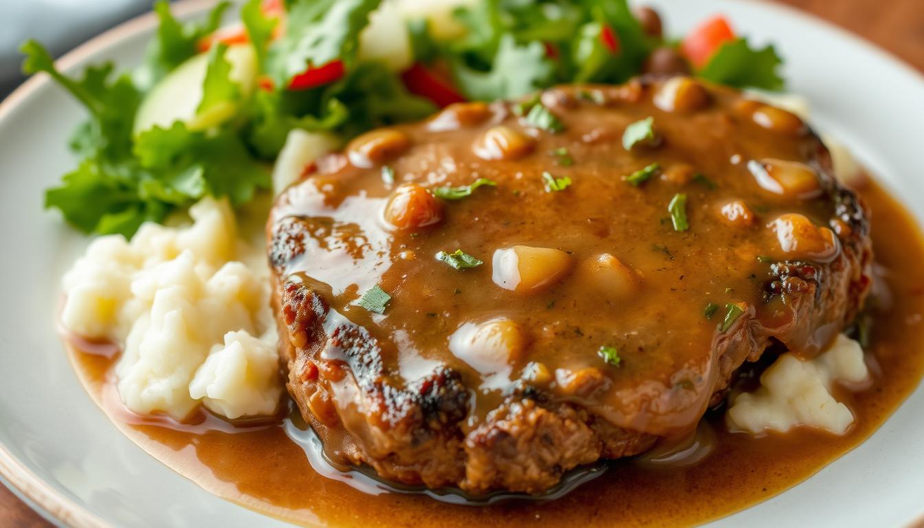 Salisbury Steak Recipe with Ground Chicken