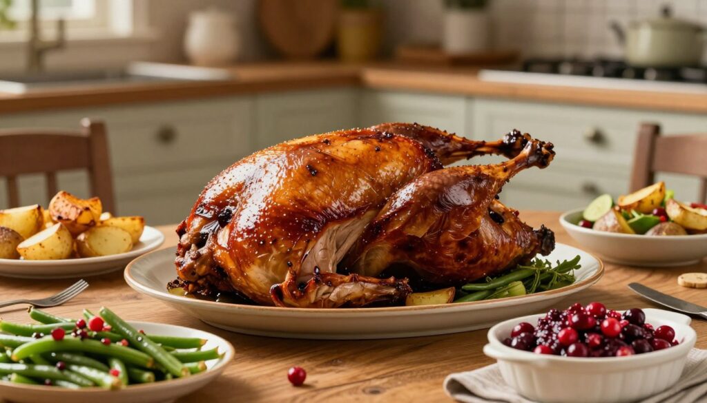 Roasted Duck with Side Dishes