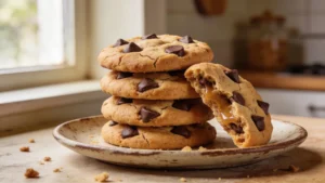 Easy peanut butter chocolate chip cookies soft and chewy