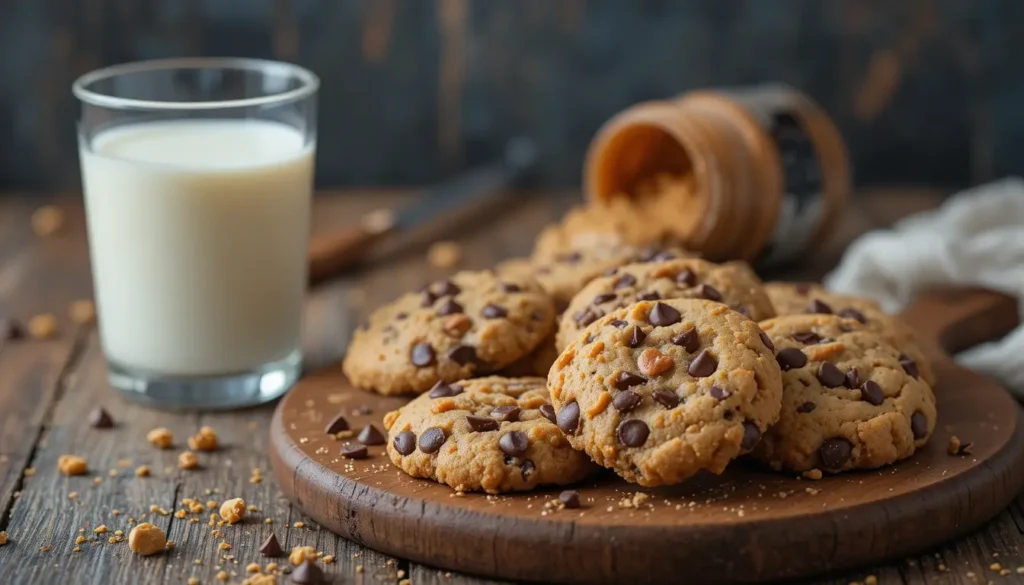 Easy peanut butter chocolate chip cookies soft and chewy