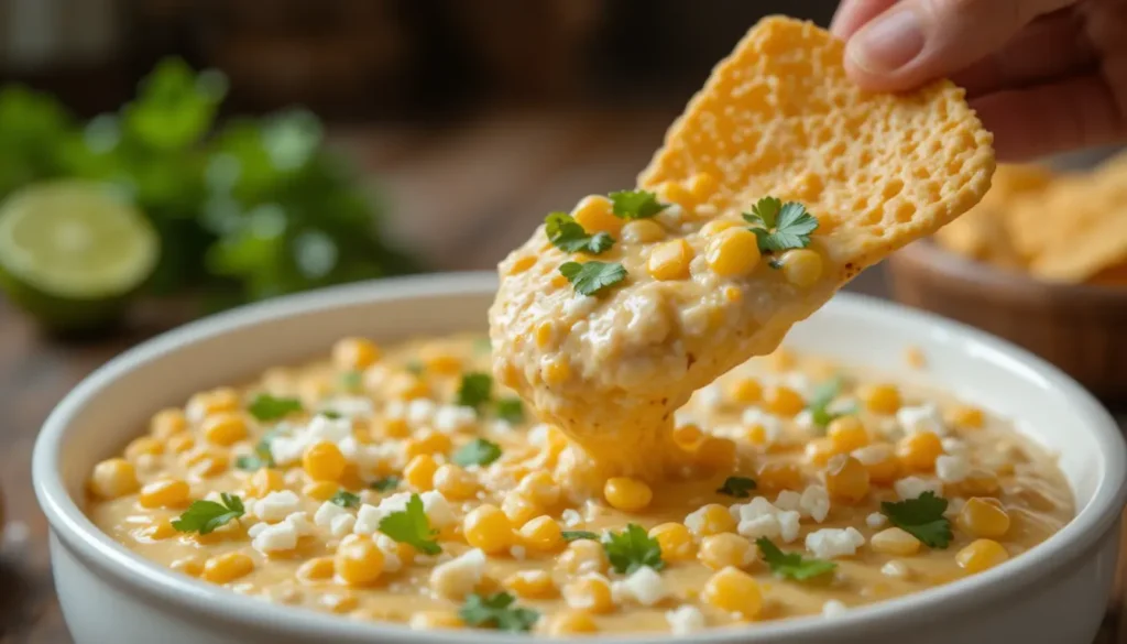 Easy Mexican Street Corn Dip (Creamy & Cheesy Recipe)