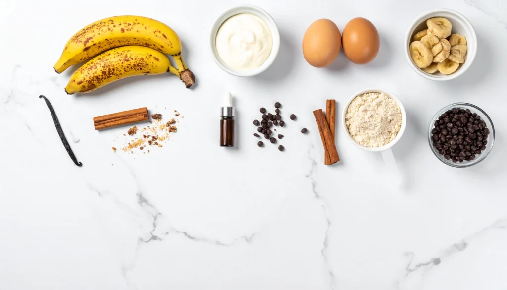 High Protein Banana Chocolate Chip Muffins (Easy & Healthy Recipe)