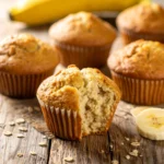 High Protein Banana Muffins (12g of protein per muffin)