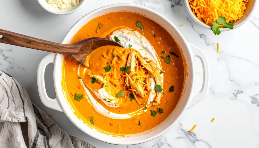 High Protein Buffalo Chicken Dip (Easy & Healthy Recipe)