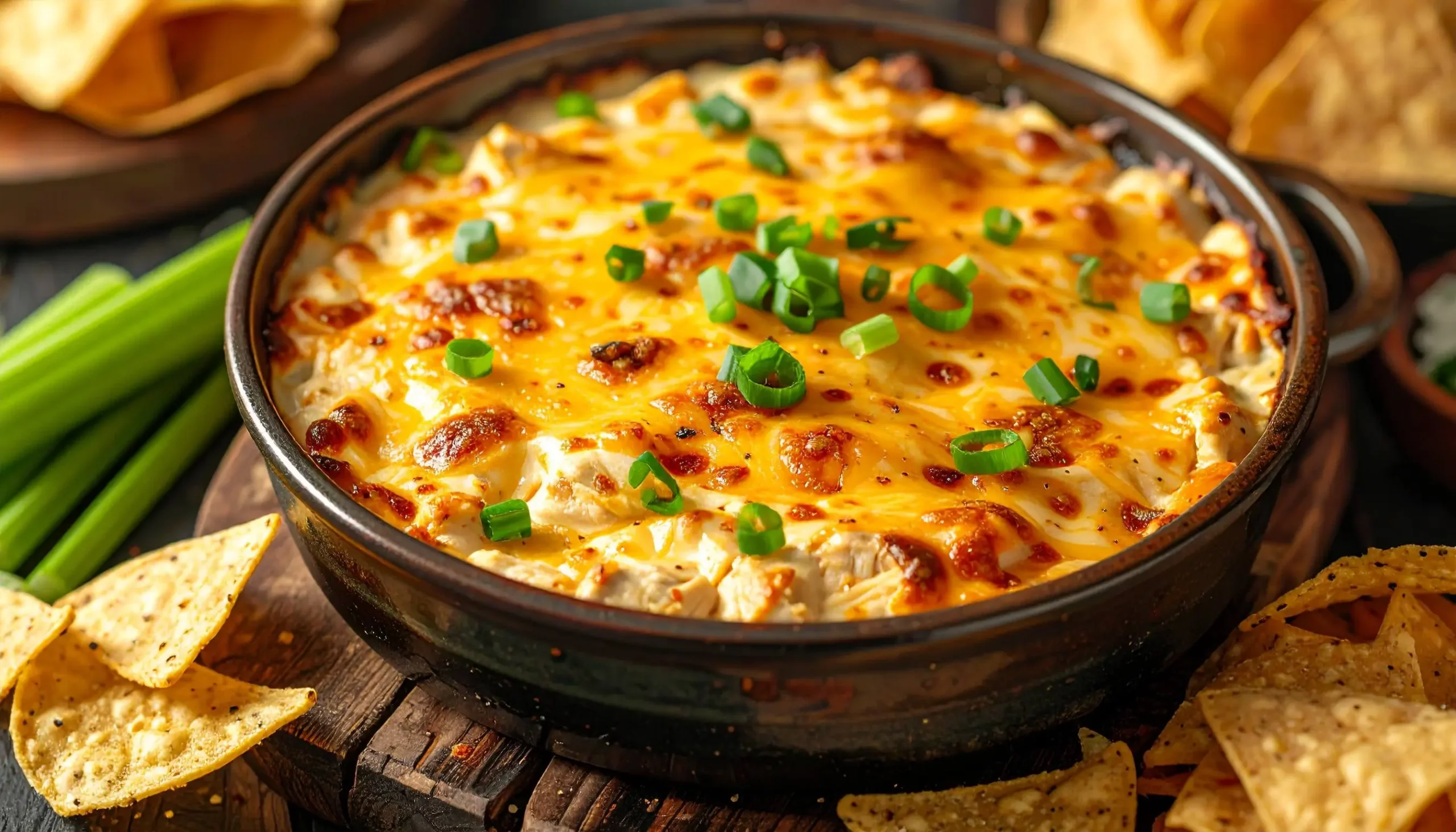 High Protein Buffalo Chicken Dip (Easy & Healthy Recipe)