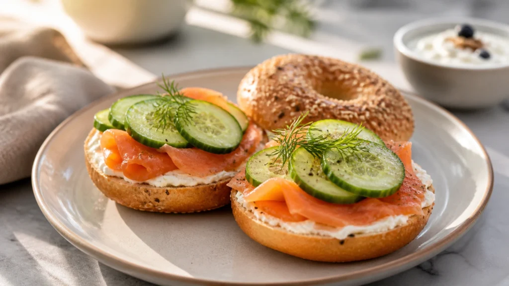High Protein Bagel Recipe (No Yeast, 2 Ingredients, 15g+ Protein)