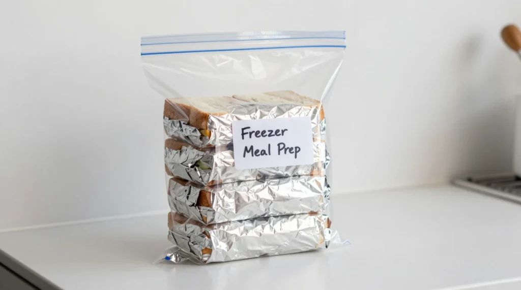 High protein breakfast sandwich Meal Prep
