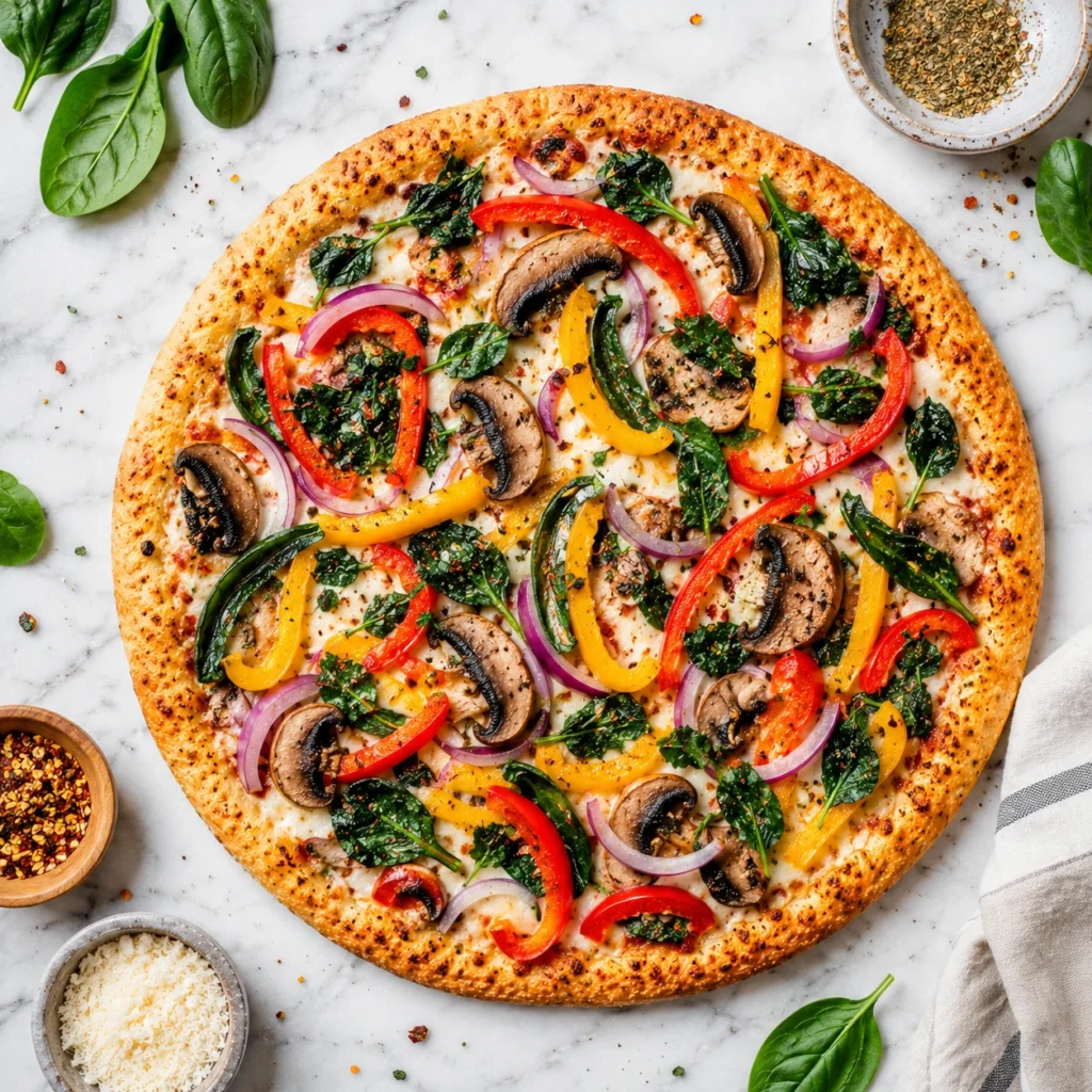 High Protein Pizza Veggie